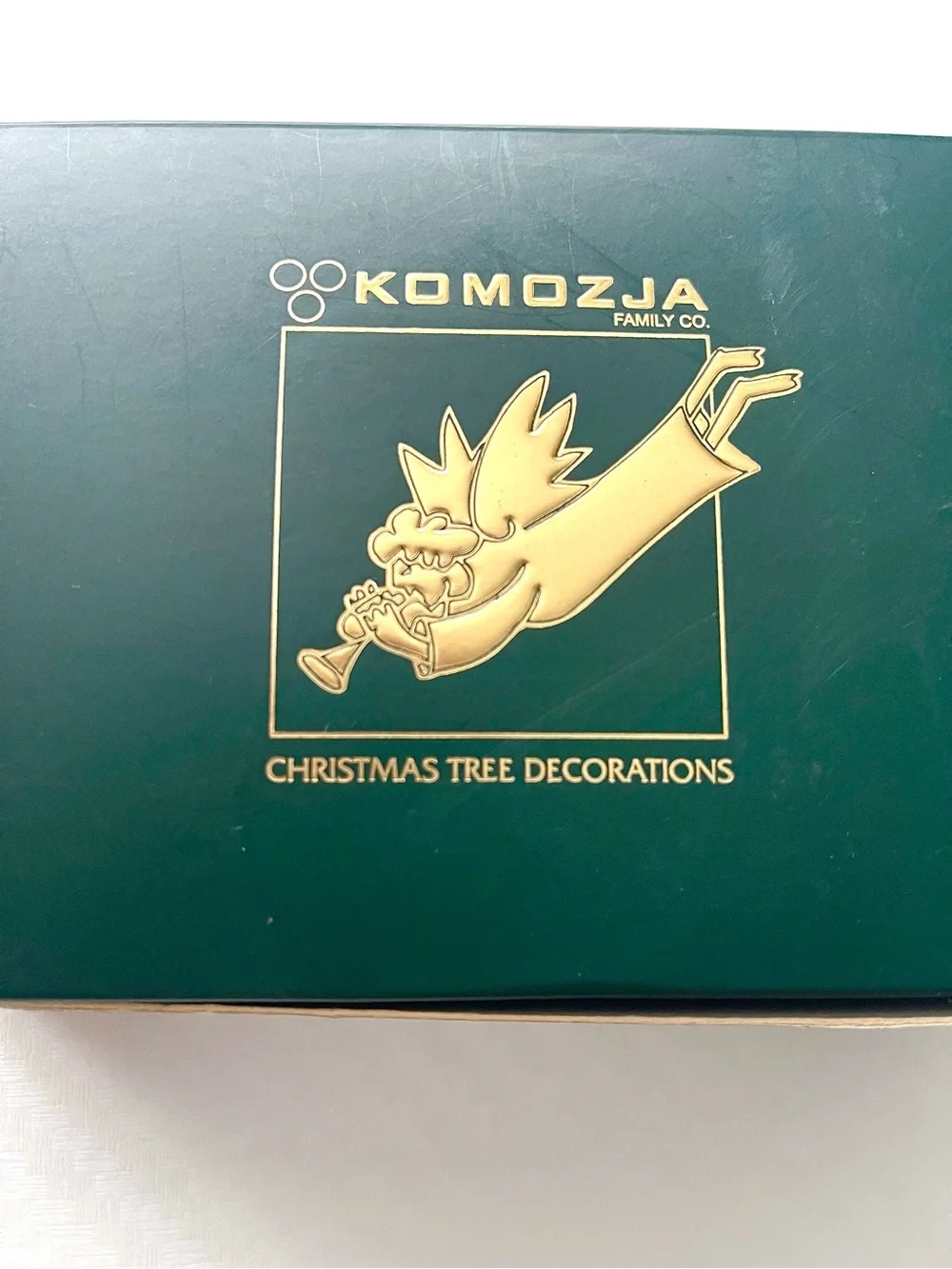 KOMOZJA Tower of Treasures Christmas Decoration Ornament Blown Glass Handpainted